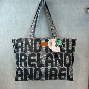 Robin Ruth Estella Tote Bag Heathered Black Gray IRELAND Travel Souvenir Shoulde